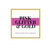 Pink Glitter & Gold