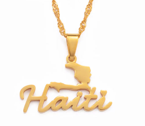 Haiti love pendant